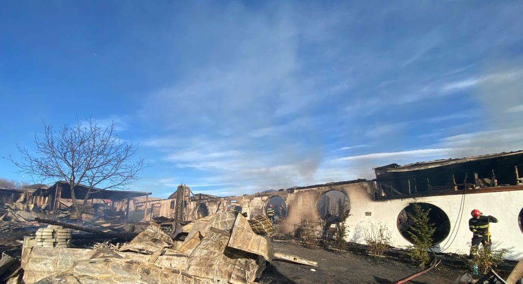 incendiu ferma dacilor
