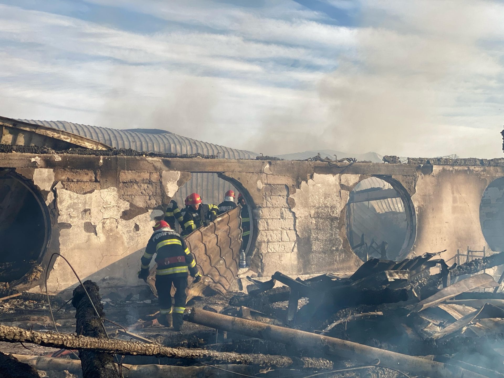 incendiu ferma dacilor