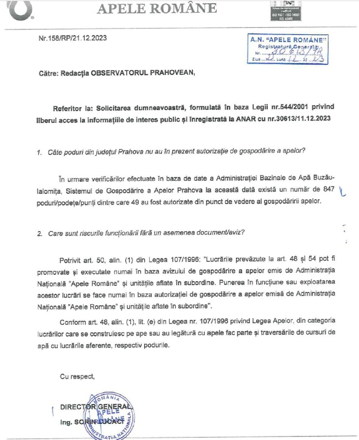 raspuns apele romane poduri prahova