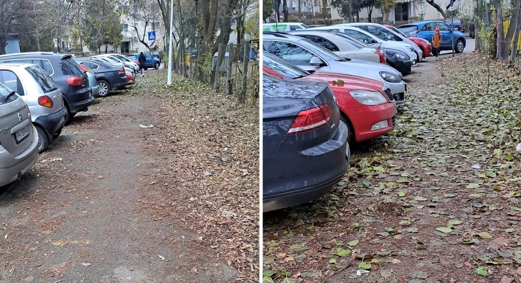 trotuar frunze mizerie ploiesti