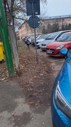 trotuar frunze mizerie ploiesti