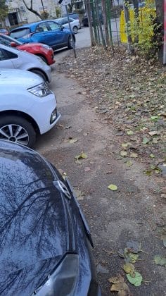 trotuar frunze mizerie ploiesti