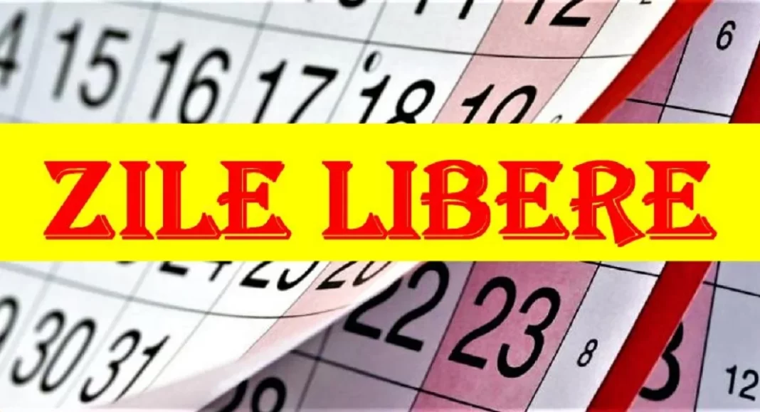 calendar zile libere