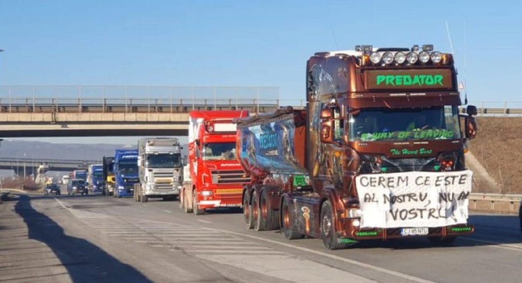 Protest transportatori