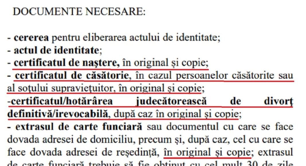 acte copii Ploiesti carte identitate