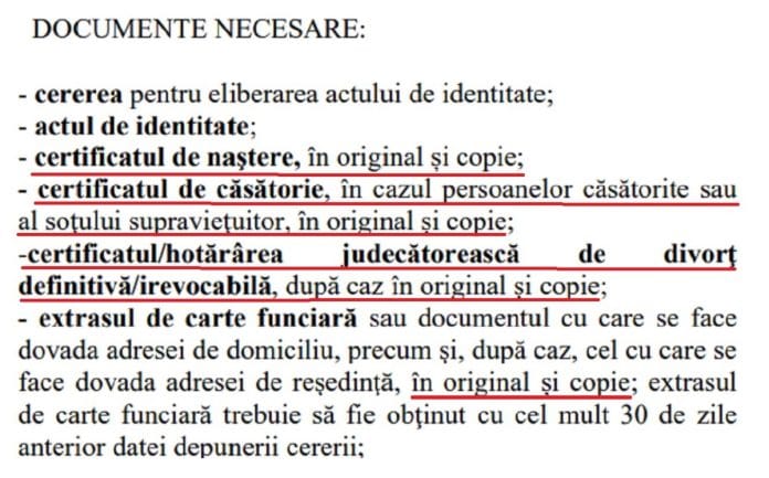 acte copii Ploiesti carte identitate