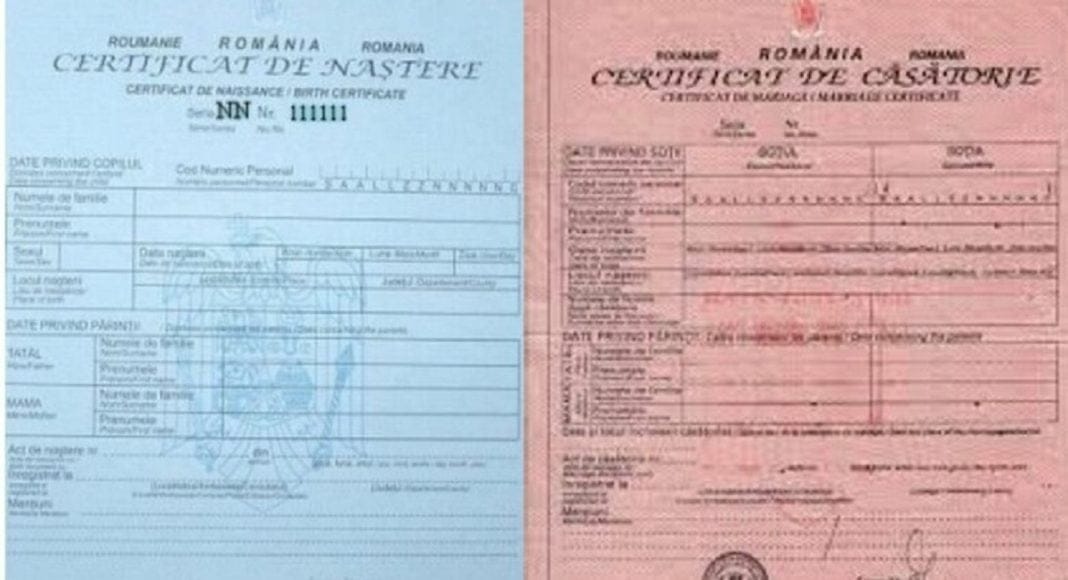 certificat nastere