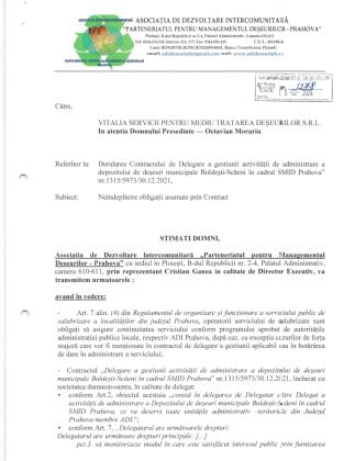 Criza gunoiului - Documente ADI Deșeuri