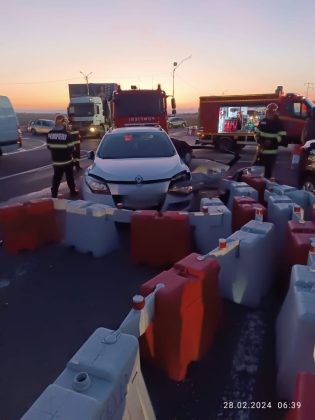 accident dn1 giratoriu mrs