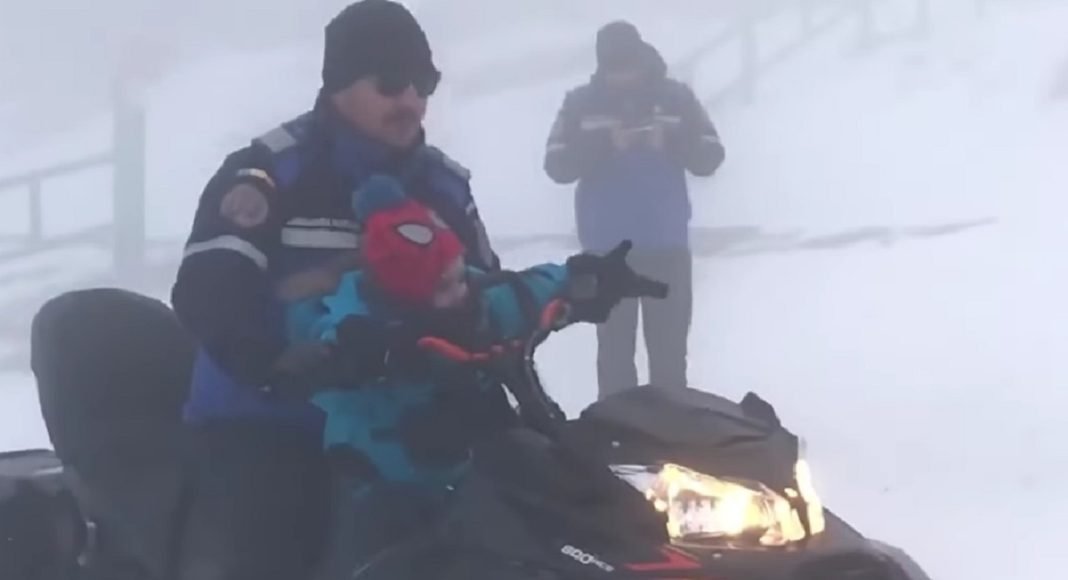 copil gasit jandarmi partie sinaia