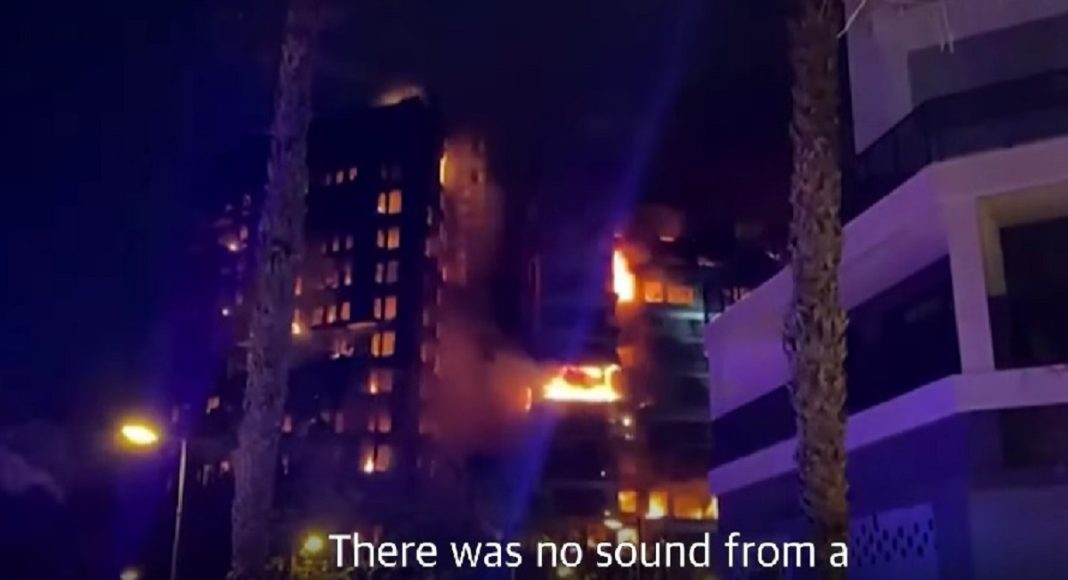 incendiu bloc valencia
