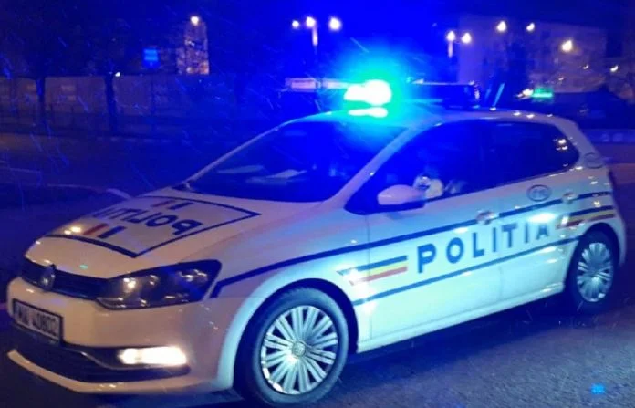 masina politie noaptea