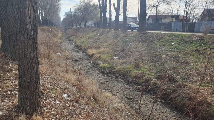 pârâul Dâmbu a secat