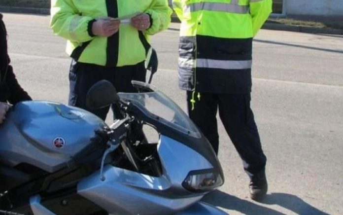 control politie motociclist