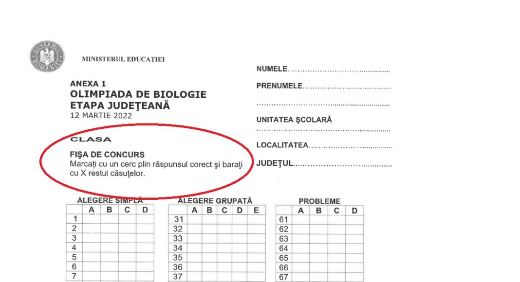 reguli olimpiada biologie