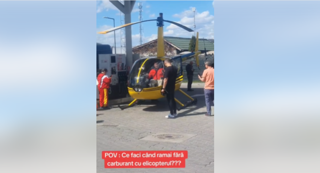 elicopter benzinarie curte de arges