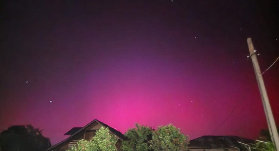 aurora boreala romania prahova magurele