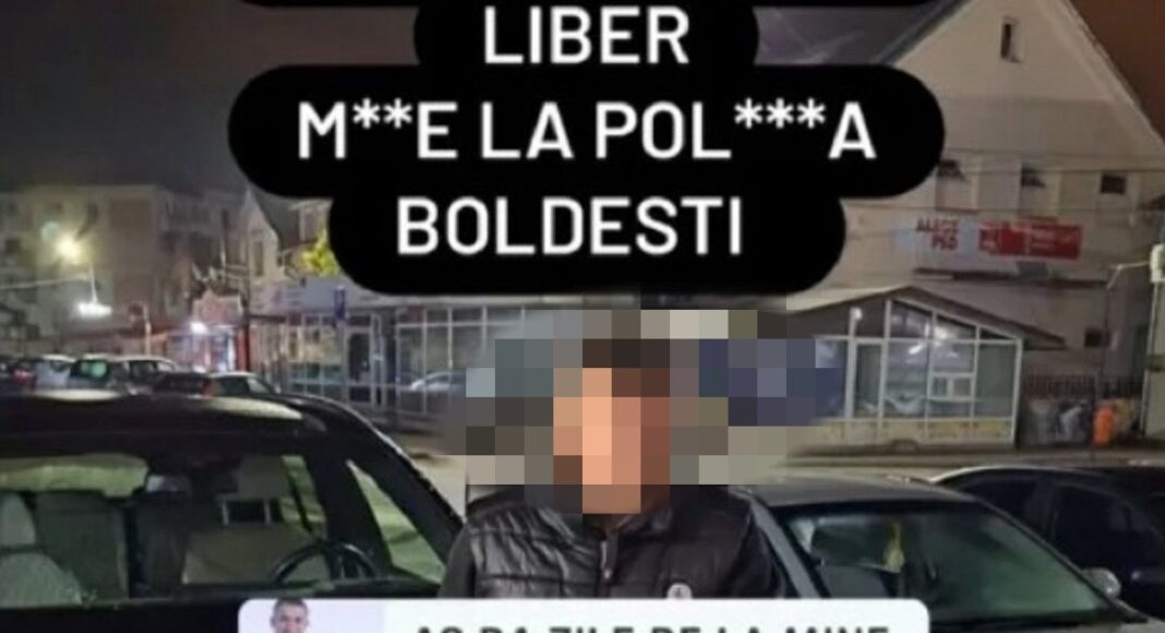 agresor politist boldesti