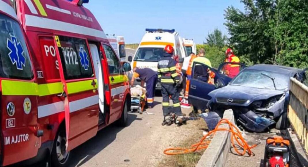 accident grav teleorman