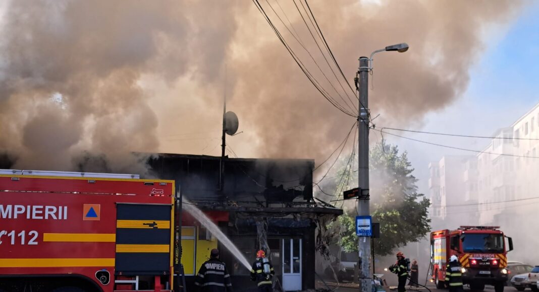 incendiu magazine mihai bravu ploiesti