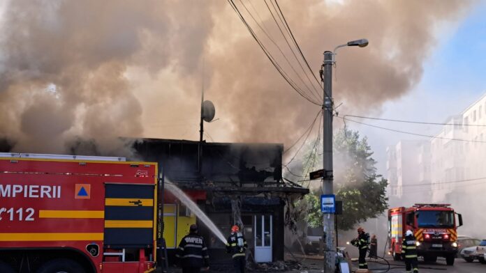 incendiu magazine mihai bravu ploiesti