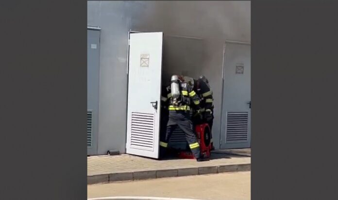 incendiu parc industrial