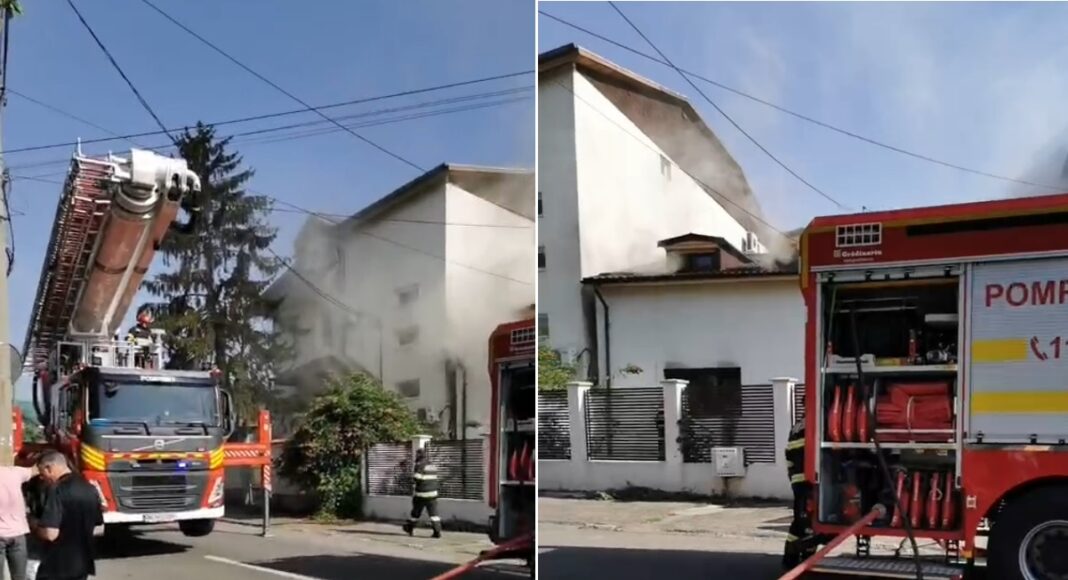 incendiu strada rosiori