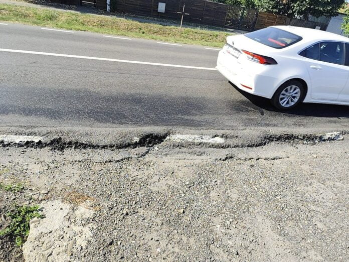 DN1B - zona Loloiasca - starea carosabilului
