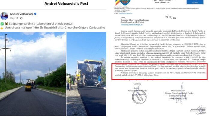 volosevici lucrari strada laboratorului