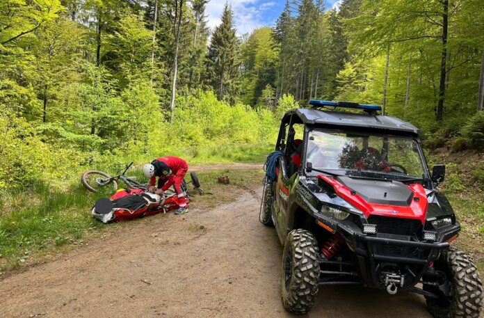 accidentare mountain bike salvamont