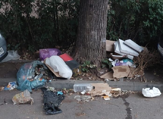 mizerie pe străzile din Ploiești