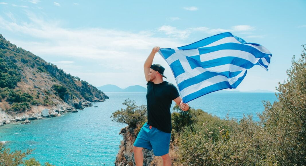 barbat steag grecia
