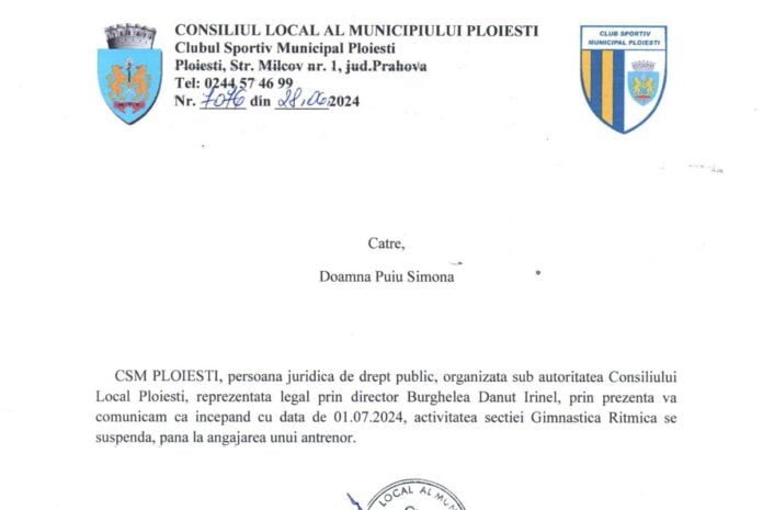 instiintare simona puiu suspendare gimnastica mic