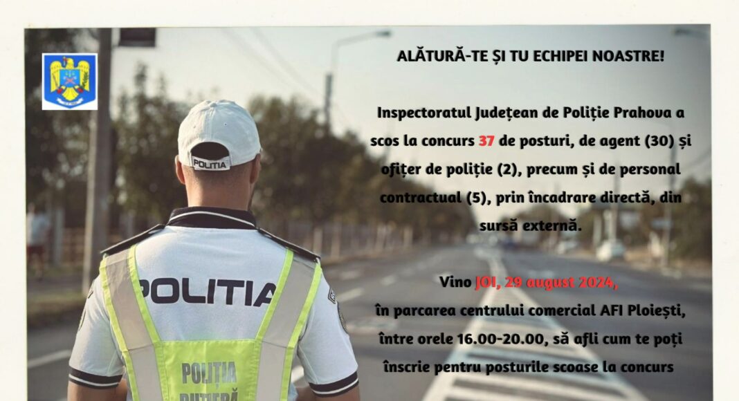 angajari politia prahova
