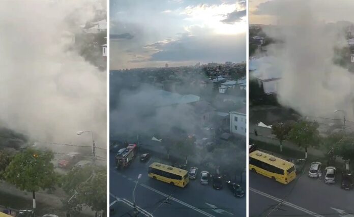 incendiu auto Ploiesti