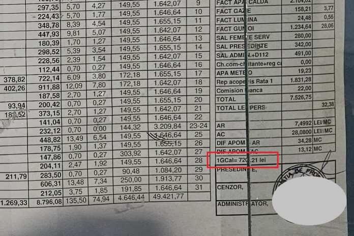 pret gigacalorie ploiesti