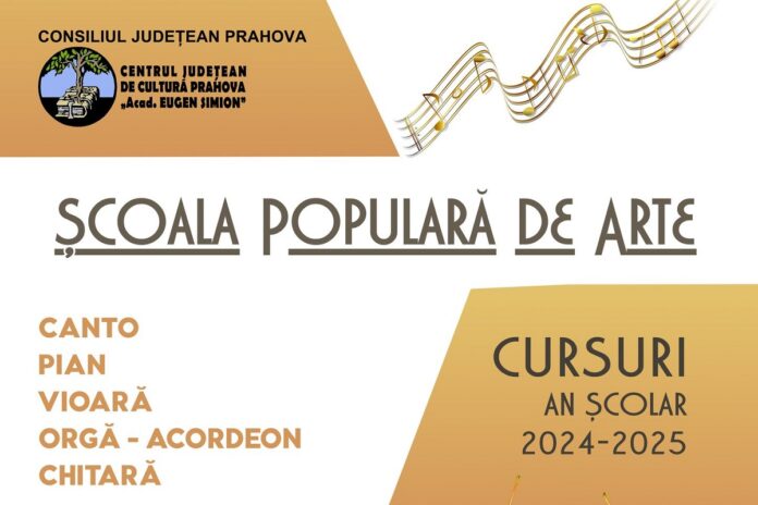 afis scoala populara de arte mic