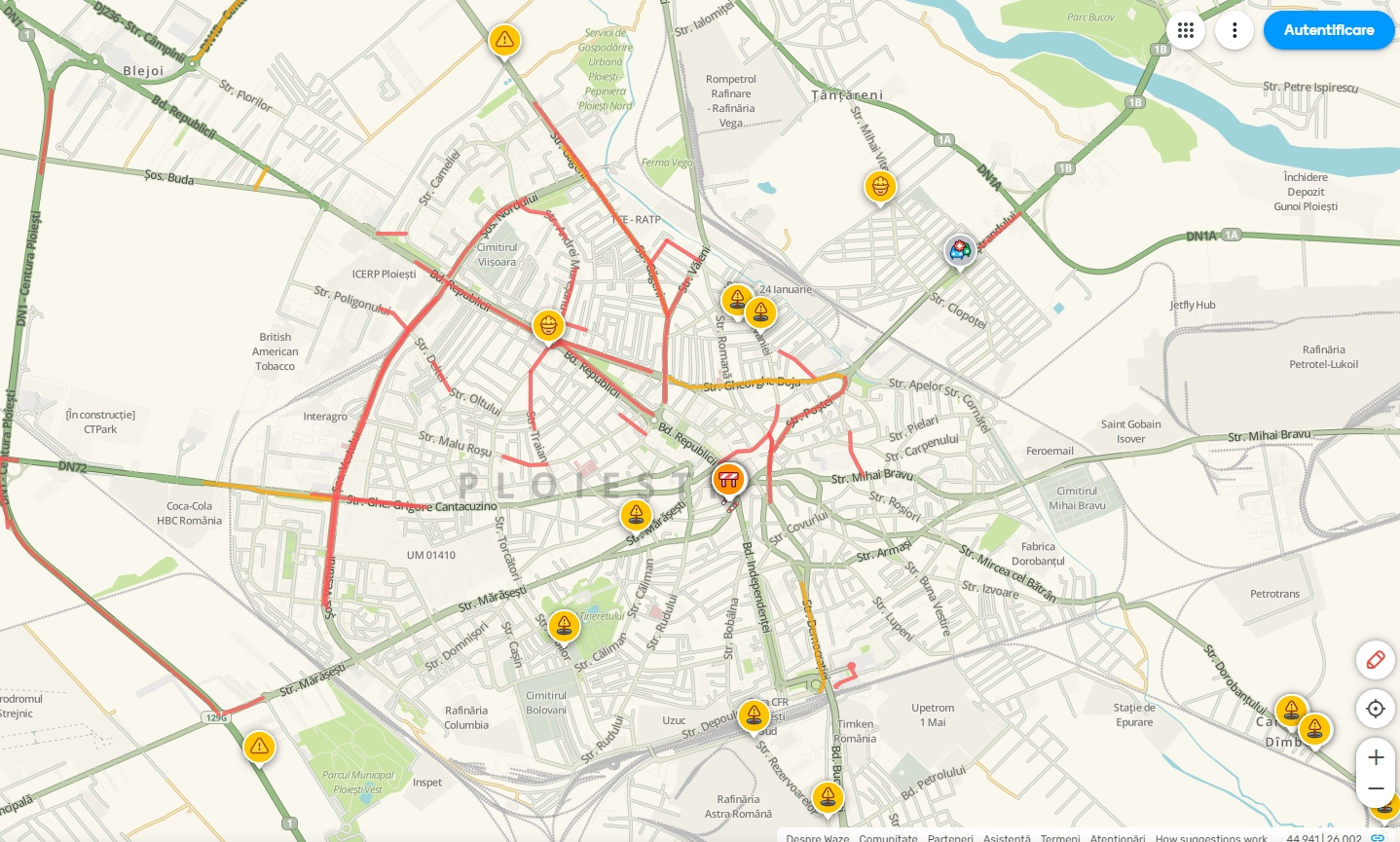 aglomeratie ploiesti waze