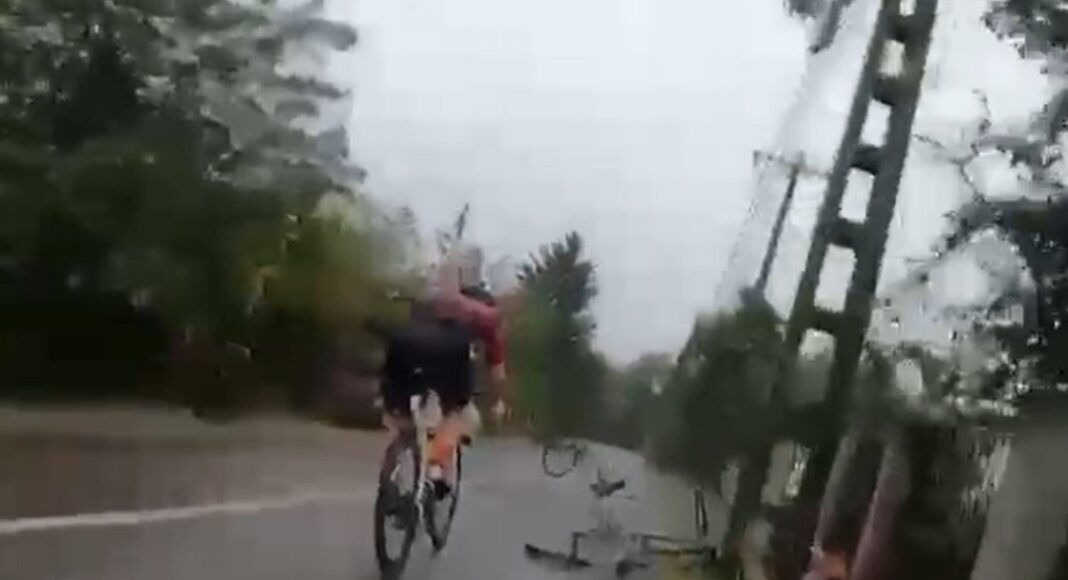 biciclist stalp