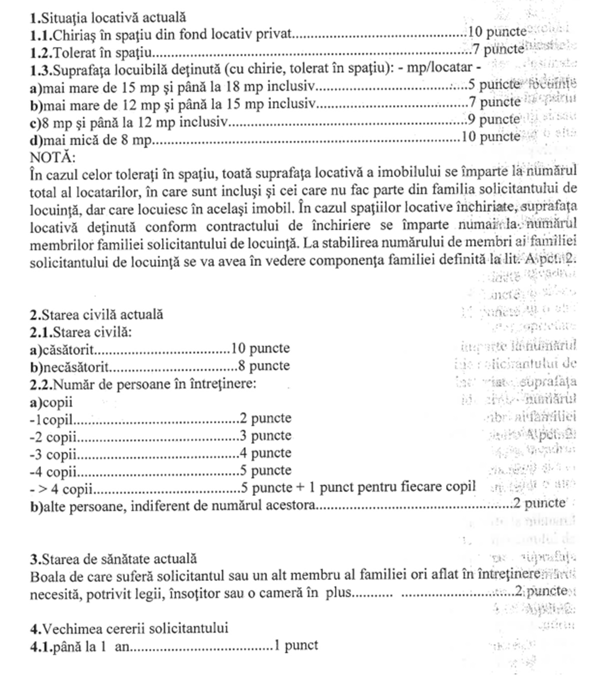 criterii locuinte ANL