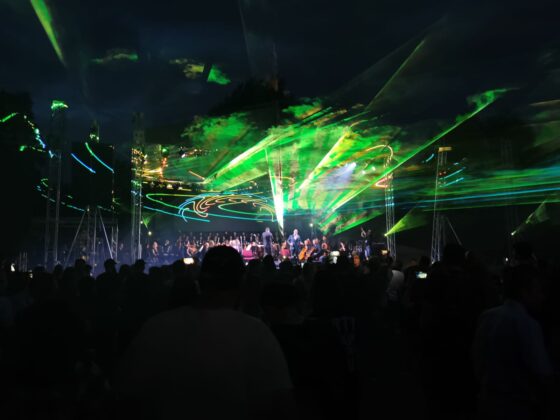 spectacol lumini lasare