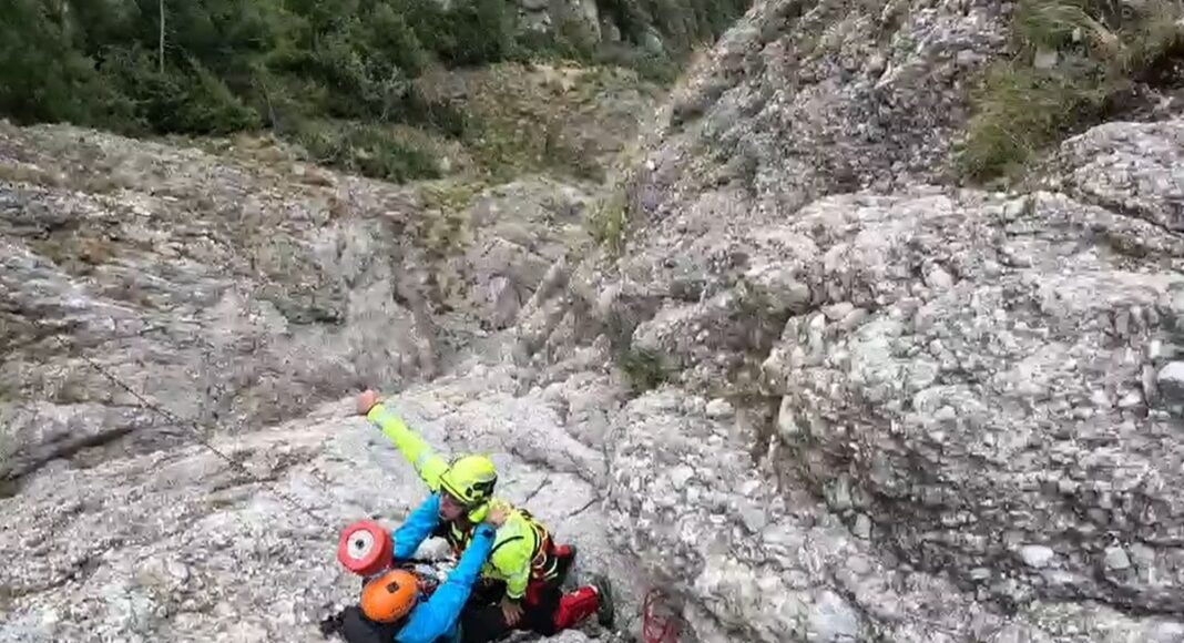 turist recuperat Bucegi