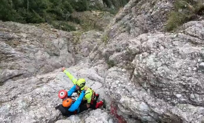 turist recuperat Bucegi