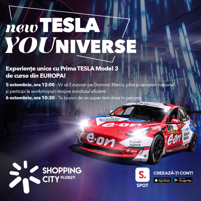 tesla model 3 ploiesti shopping city