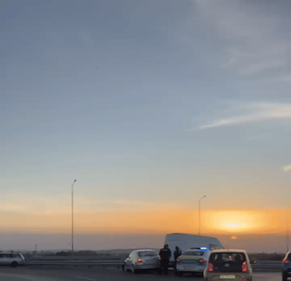 Accident pe giratoriul suspendat de la Păulești