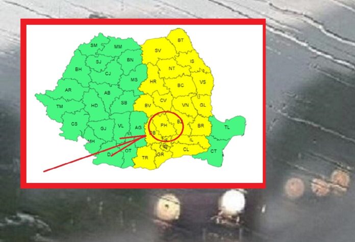 atenționare cod galben ploi