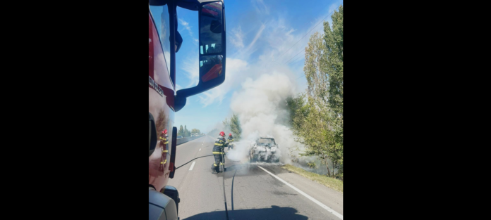incendiu auto
