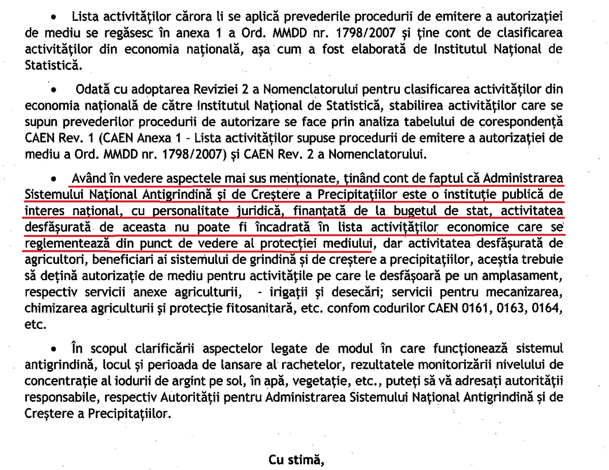 sistem antigrindina nu autorizatie