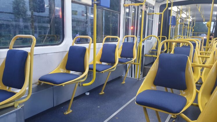 tramvaie vopsite