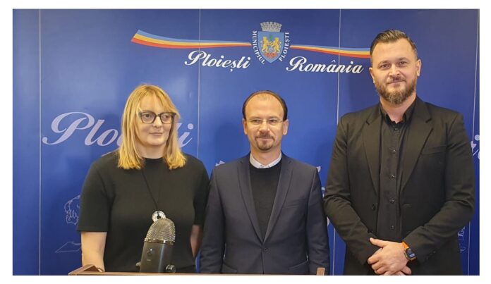 Mihai Polițeanu și conducere CSM Ploiești